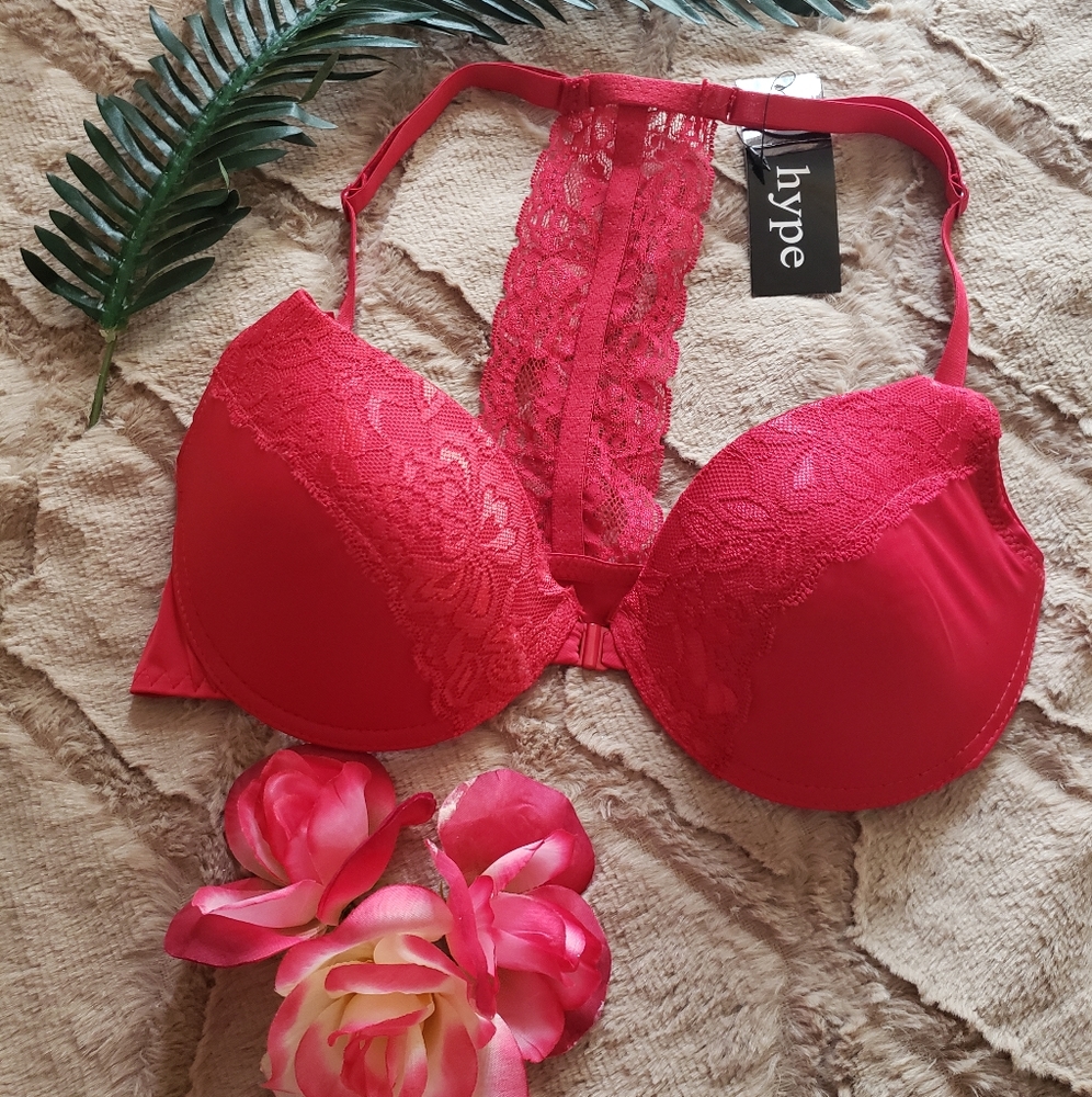 Red Lace Bra
